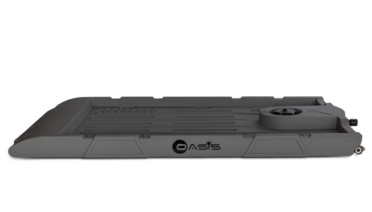 Oasis Duo Gris — Tanque de agua + Canasta de carga | 38 Litros