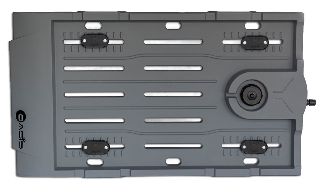 Oasis Duo Gris — Tanque de agua + Canasta de carga | 38 Litros