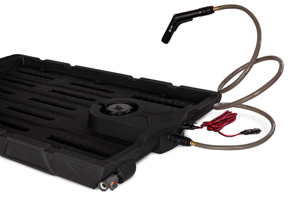 Oasis Duo Negro — Tanque de Agua + Canasta de Carga | 38 Litros