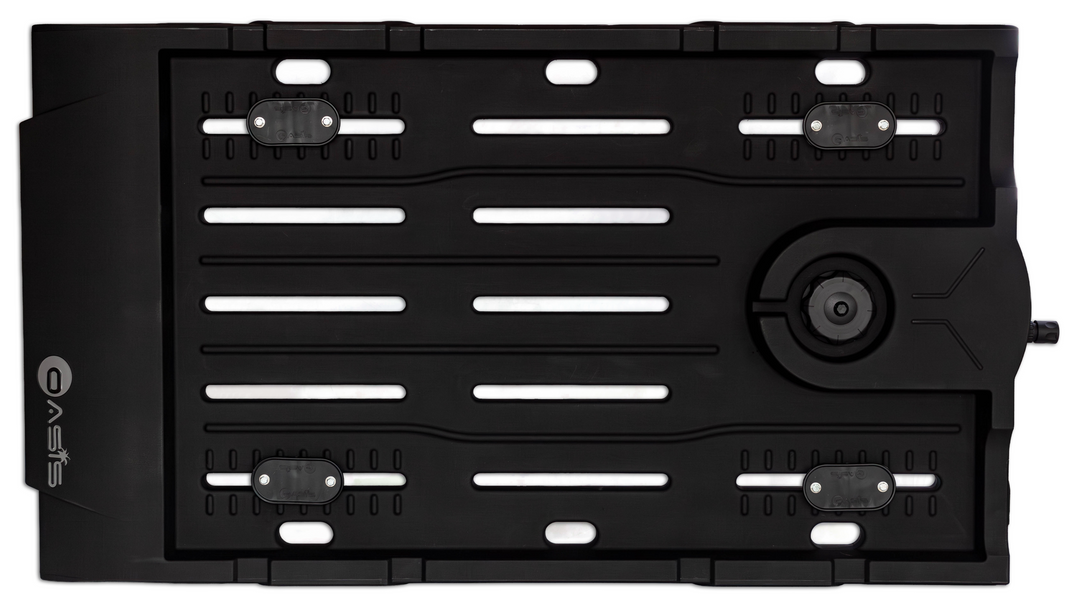 Oasis Duo Negro — Tanque de Agua + Canasta de Carga | 38 Litros