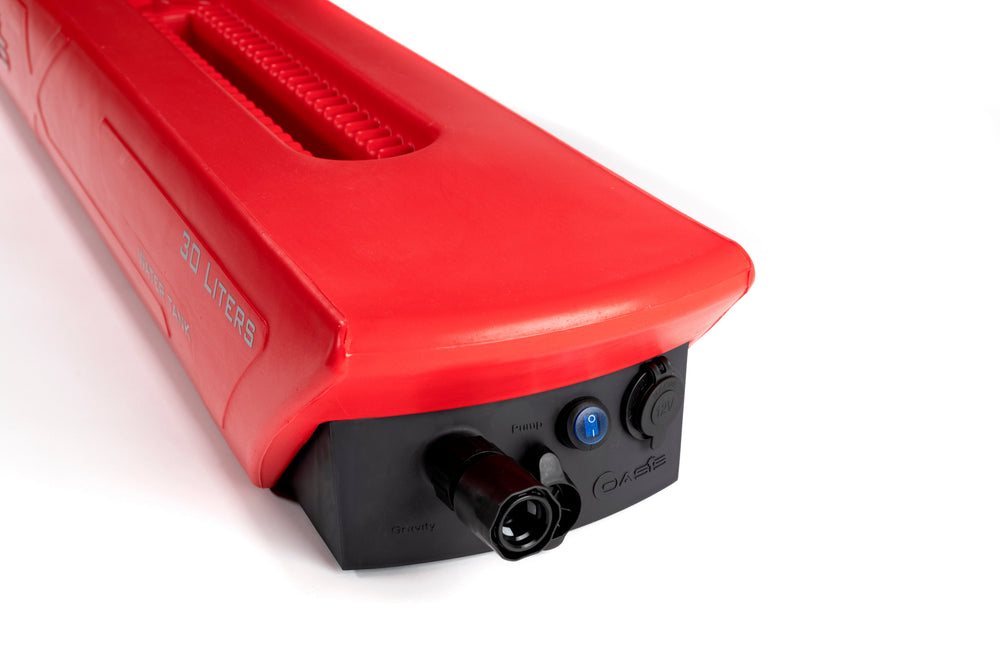Oasis Elite Rojo — Tanque de Agua con Bomba Eléctrica | 30 Litros
