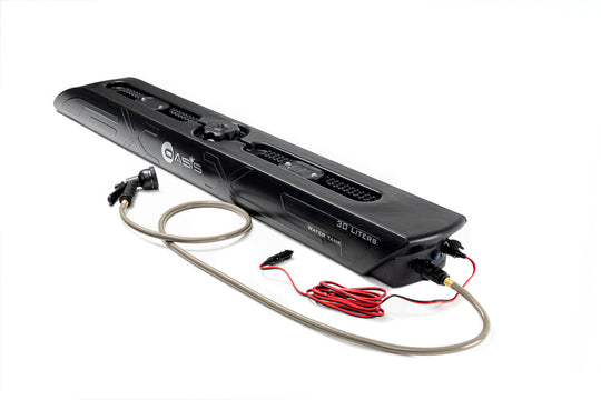 Oasis Elite Negro — Tanque de Agua con Bomba Eléctrica | 30 Litros
