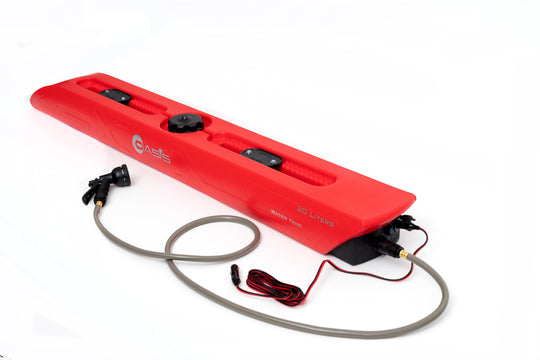Oasis Elite Rojo — Tanque de Agua con Bomba Eléctrica | 30 Litros
