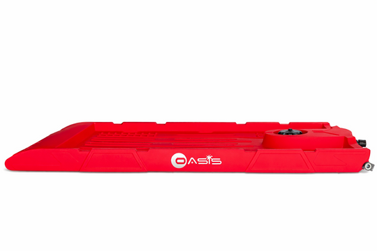 Oasis Duo Rojo — Tanque de Agua + Canasta de Carga | 38 Litros